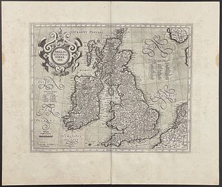Mercator & Hondius, Folio, pub. 1623 - Map of the British Isles (England, Scotland, Ireland)