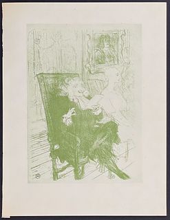 Toulouse-Lautrec - Older Man Reading