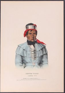 McKenney & Hall, Folio - Chittee Yoholo, A Seminole Chief