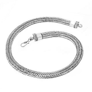 Heavy Silver Necklace