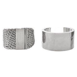 Two Silver Bracelets
