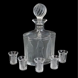Decanter and Shot Glasses