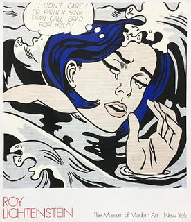 Roy Lichtenstein - Drowning Girl