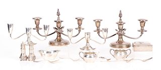 A Group of Sterling Tableware