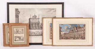 Italian Engravings, Views Of Rome, 18th & 19th C.