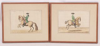 Two 18th Century Dressage Prints