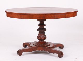 An English Mahogany Center Table c. 1850
