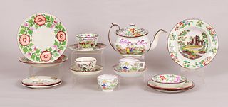 Group Of English Pearlware, Incl. Chinoiserie