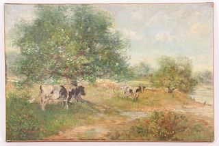 19th Century English School, Pastoral Landscape