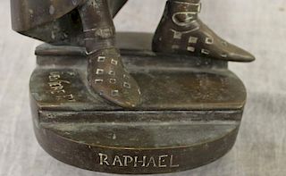 CARRIER, A. Signed Bronze Sculpture "Raphael."