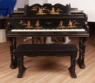 A Chinoiserie Decorated Piano, C.1920