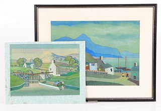 Edwin Welsh (American 1890-1972), Two Works
