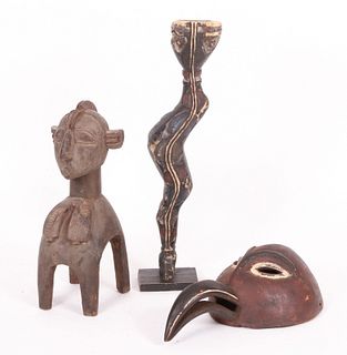 Three Papua New Guinea Baga Carvings