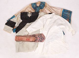 A Group Of Chinese Robes & Textiles