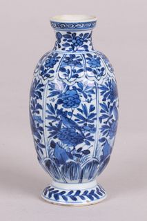 A Chinese Qing Dynasty Blue and White Vase