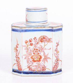 A Kangxi Period Chinese Imari Tea Caddy