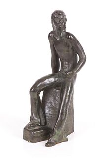 Eduardo Montiel, Modernist Bronze Sculpture