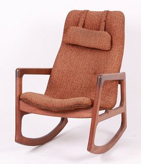 A Danish Modern Rocking Chair