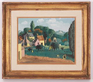 Jean Hugo (French, 1894 - 1984) Landscape