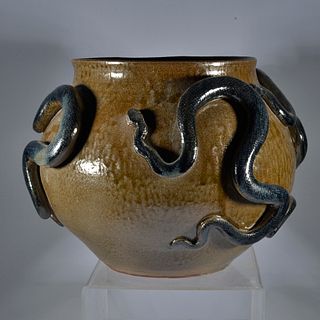 Marvin Bailey #1 Snake Decorated Jar