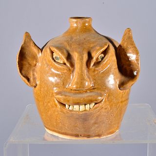 Flossie Meaders Extremely Rare Vampiric Face Jug