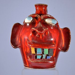 AMAZING VANCE LOWERY RED FACE JUG