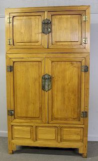 Vintage 2 Piece Chinese Cabinet / Armoire.
