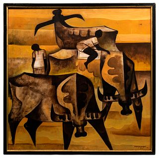 Paco Gorospe (Filipino, 1939-2002) Oil on Canvas