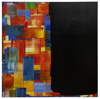 Adam Siegel (American, 20th Century) 'Tantra' Acrylic on Canvas