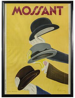 Leonetto Cappiello (French, 1875-1972) 'Mossant' Lithograph Poster