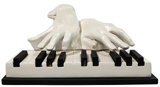 Piano Hands Sculpture