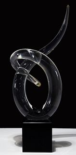 R. Auatra (Italian, 20th Century) Murano Glass Sculpture