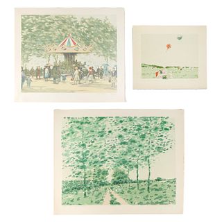 Andre Gisson, Three Lithographs