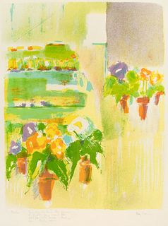 Mary Page Evans, Untitled (Flower Pots)