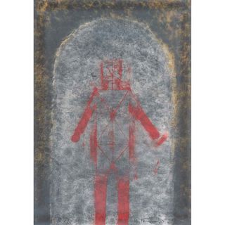 RUFINO TAMAYO, Hombre en rojo, 1983, Firmada Litografía P de A VII / XV, 50 x 35 cm