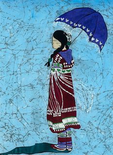 Lila Hahn, Purple Umbrella, 2003