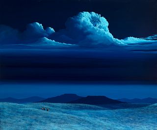 Donald Brewer [WakPa], Untitled (Night Clouds)