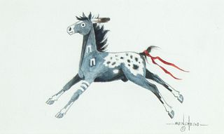 Art Menchego, Untitled (Pinto Pony)
