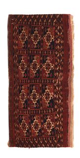 Antique Turkeman Rug, 1’4” x 2’8”