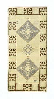 Vintage Turkish Rug, 2’6’ x 5’4”