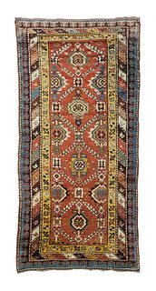 Antique Kazak Rug, 3’8” x 3’1”