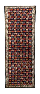Antique Zehour Long Rug, 3’7” x 9’11”