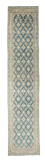 Antique Malayer Long Rug, 2’9” x 12’10”