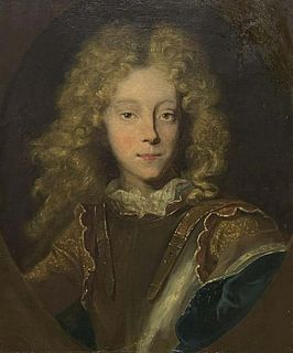 Antique French Oil Portrait of a Young Nobleman/ Prince