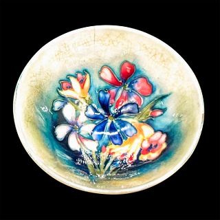 Moorcroft Pottery Miniature Bowl, Floral Waratah