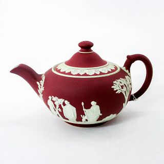 Wedgwood Crimson Red Jasperware, Teapot