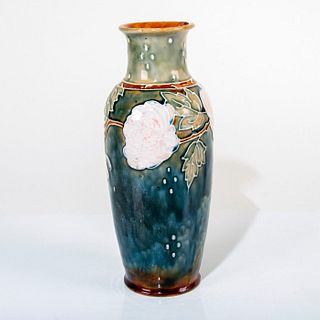 Royal Doulton Vase with White Flowers