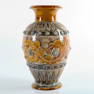 Doulton Lambeth George Tinworth Antique Victorian Vase