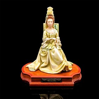 Royal Worcester Figurine - Anne, Queen Regnant Of England, Rare
