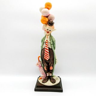 Florence Giuseppe Armani Figurine, Clown With Balloons 0268E